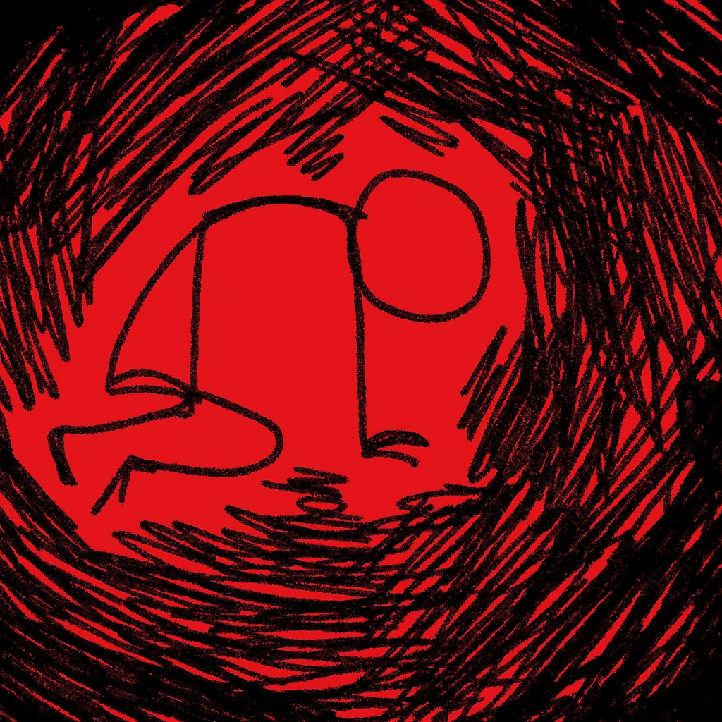 Artistic representation of life in the womb